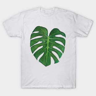 Funky Monstera Leaf T-Shirt